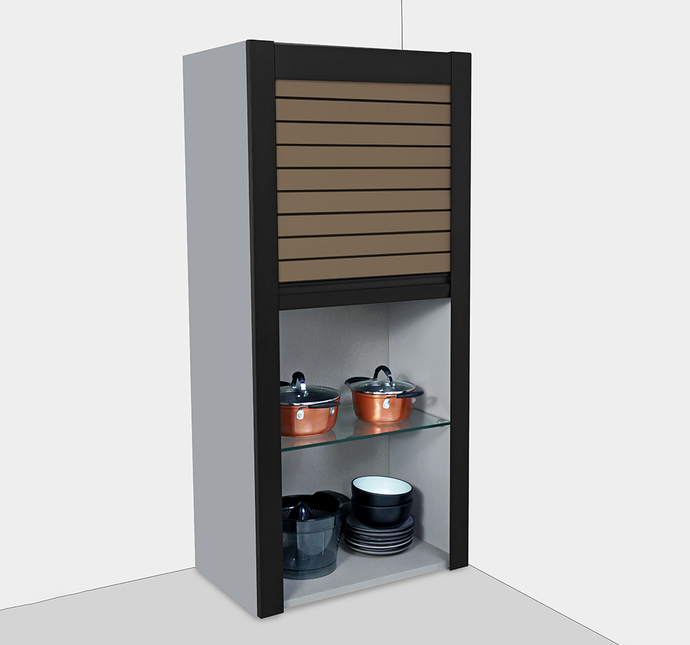 Mess Shutter Rolling Shutter - Mocha Finish